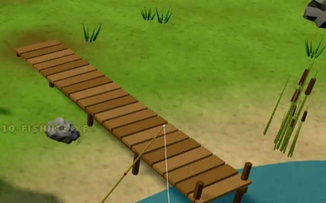 The wooden jetty at the Holtgrove pond
